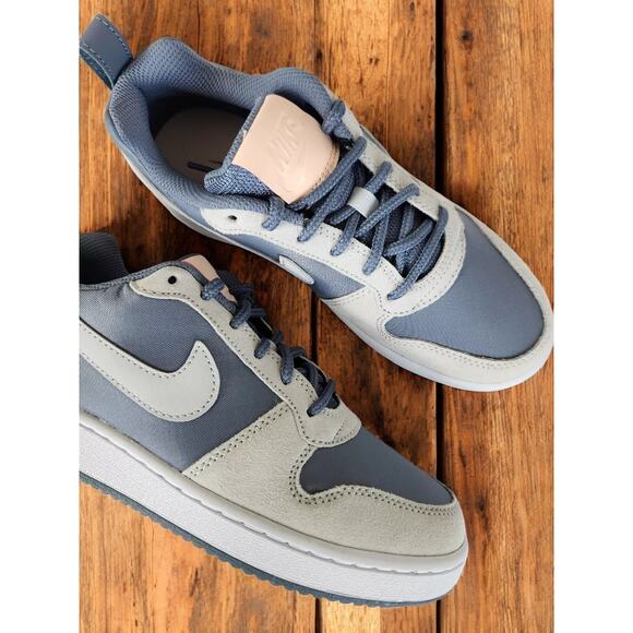 NEW - NIKE Women's Court Borough Low Premium Sneakers in Armory Blue Size: 10.5 - Picture 1 of 9